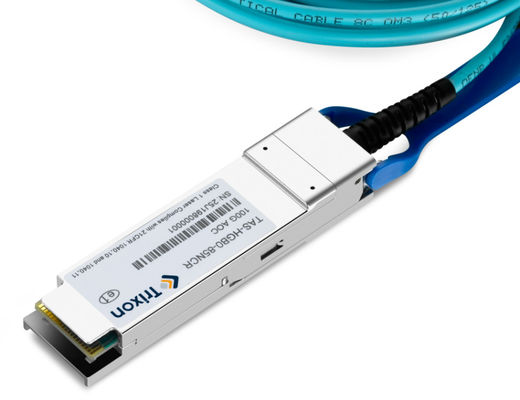 주문 안정적인 성능 IEEE802.3z 레이저 850nm-VCSEL -5-70°C와 호환되는 AOC 트랜시버 온라인 제품