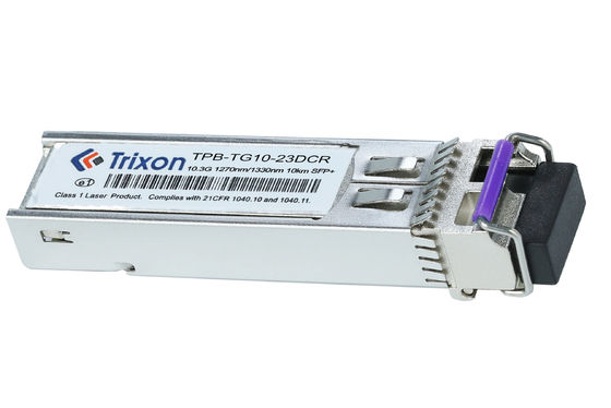 주문 TPB-TG10-23DCR 10G 10km TX1270nm,RX1310nm BIDI LC 커넥터 SFP+ 트랜시버 모듈 MSA SFF-8472 컴플라이언트 온라인 제품