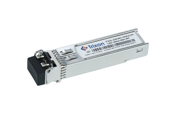 주문 TSS-GE80-55DCR 1.25G 80km1550nm LC 네트워크 애플리케이션용 단일 모드 이더넷 트랜시버 온라인 제품