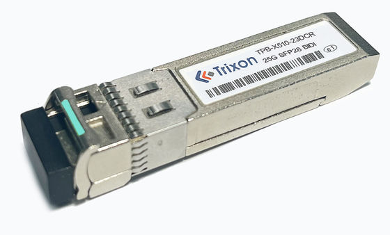 BIDI TX1270nm RX1310nm 25G SFP28 트랜시버 10km 거리의 TPB-X510-23DCR