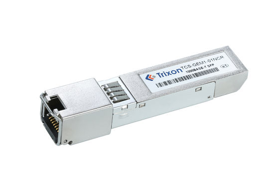 RJ-45 10gbe 구리 송신기 SFP 1.25Gbps 10M 100M 1000M TCS-GEM1-01NCR