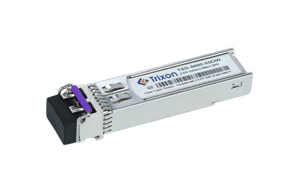 TSS-4880-55DIR 2.5G SFP 트랜시버 모듈 80km 거리 1550nm -40°C ~ +85°C 온도 범위