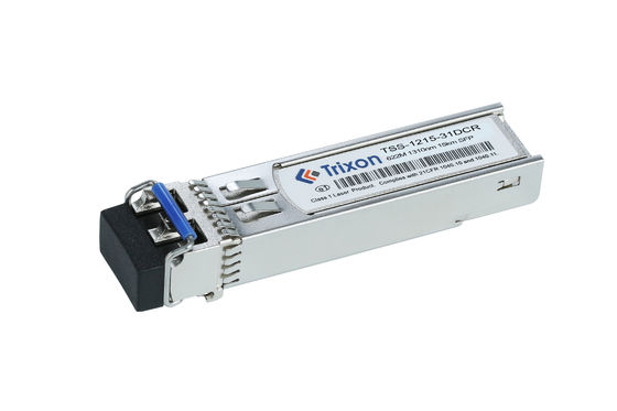 TSS-1215-31DCR 622M SFP 트랜시버 모듈 SMF 섬유 타입 15km 거리 1310nm-FP -5°C ~+70°C