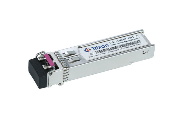 TSC-GE10-27~61DCR 1.25G SFP CWDM 송신기 파장 범위 1271nm-1611nm,10km