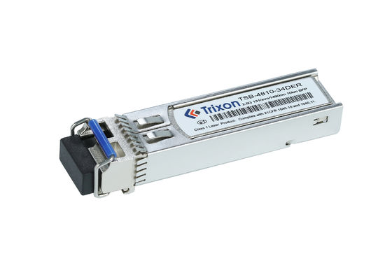 TSB-4810-34DER 2.5G BIDI 양방향 SFP 송신기 모듈 10km 거리 1310nm/1490nm -20°C~+85°C 확장 온도