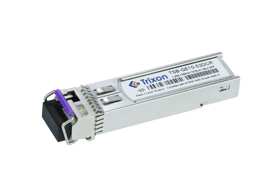 고성능 SFP 트랜시버 모듈 1.25G 20KM BIDI로 네트워크 업그레이드